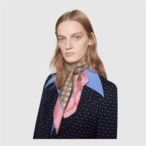 foulard gucci con api|foulard donna gucci.